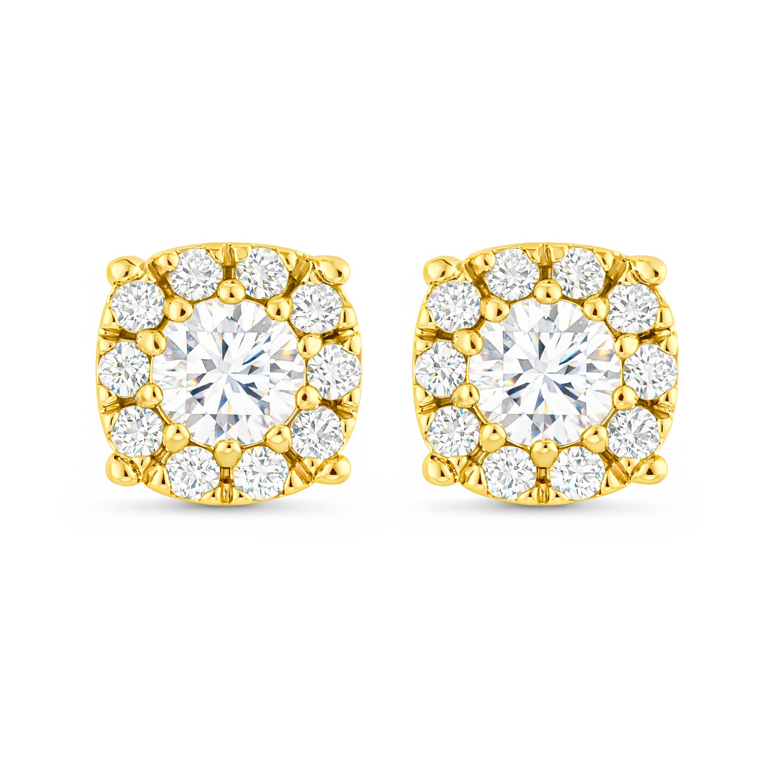 Celestial Halo Stud Earrings for Timeless Evening Elegance