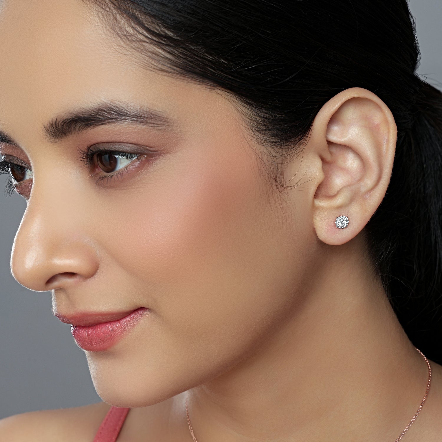 Celestial Halo Stud Earrings for Timeless Evening Elegance