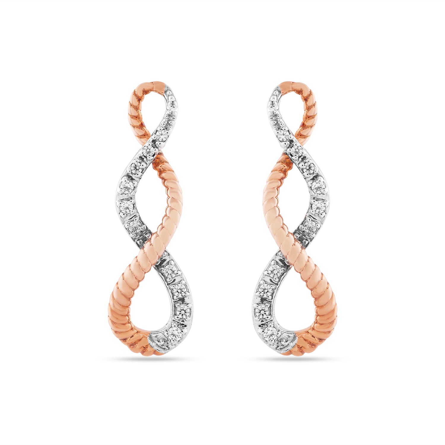 Exquisite Twisted Infinity Drop Earrings For A Timeless Romantic Glow
