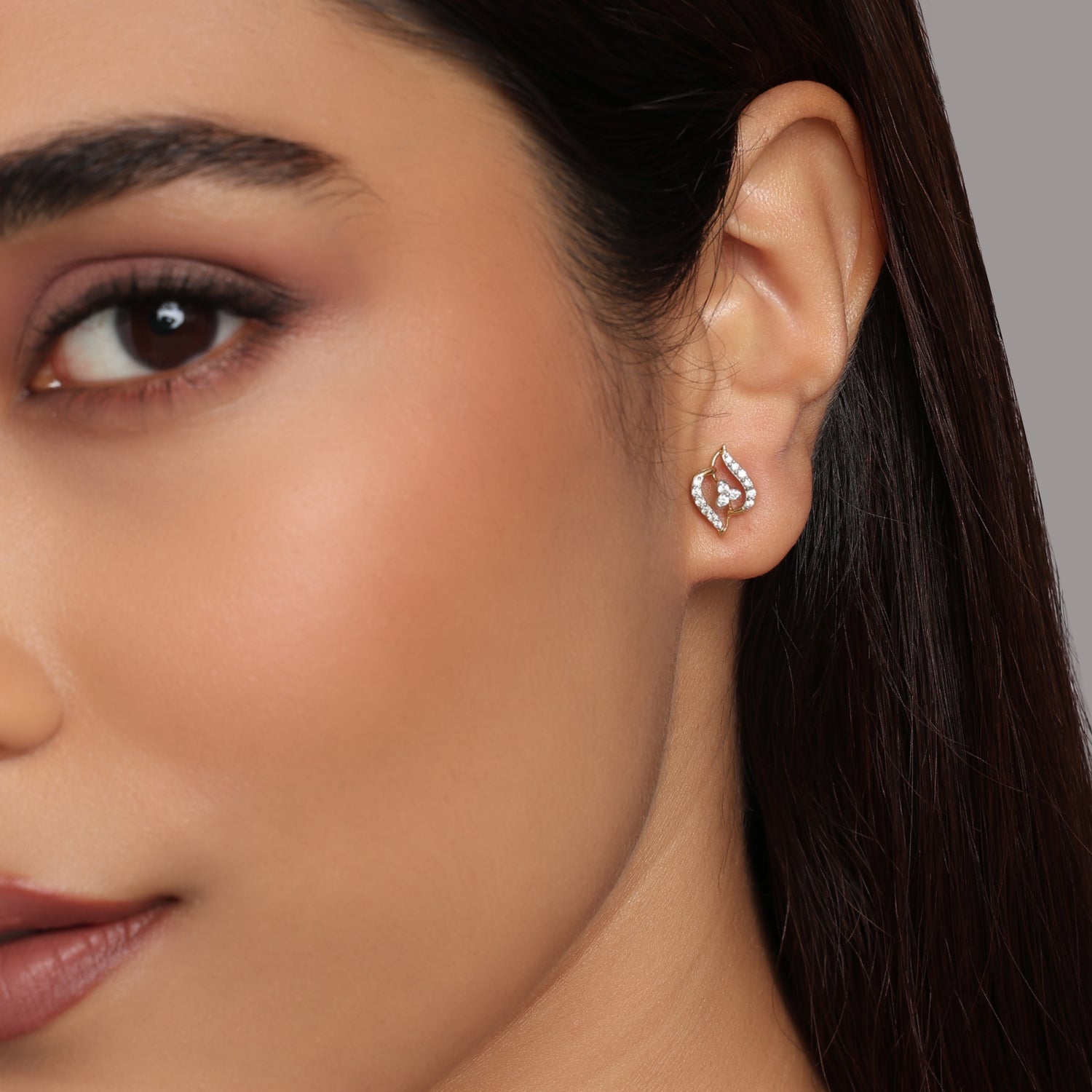 Exquisite Whispering Petals Floral Stud Earrings For Timeless Feminine Radiance