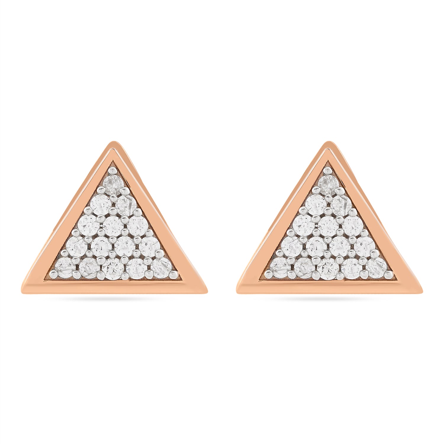 Radiant Geometric Triangle Stud Earrings Designed For Timeless Sophisticated Charm