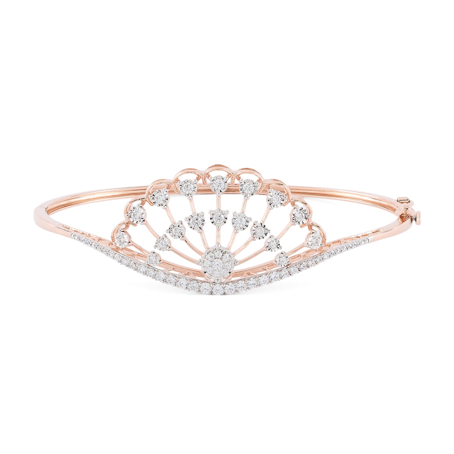 Elegant Fan Motif Womens Bangle for Festive and Wedding Occasions
