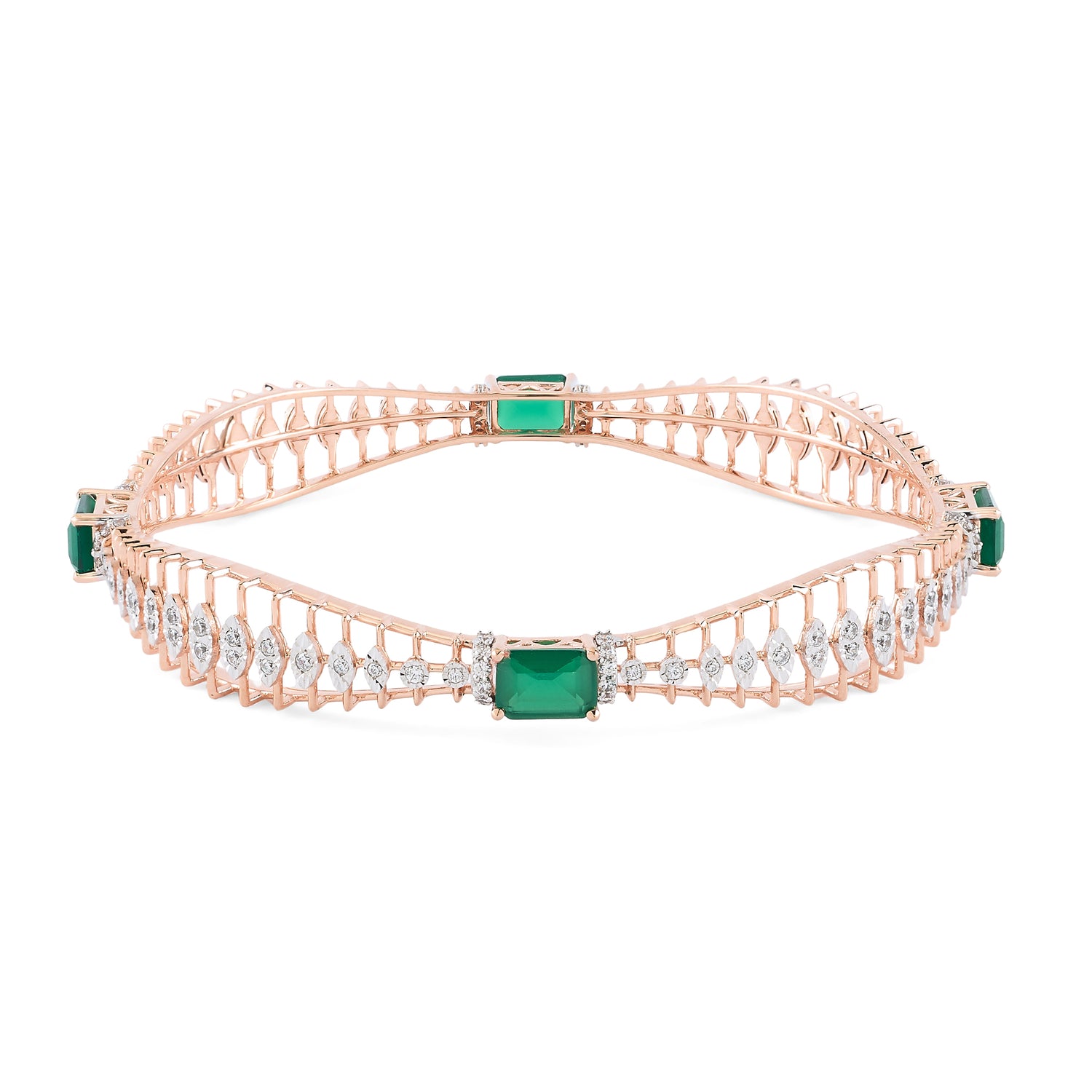 Classic Heritage Bangle With Intricate Openwork Detailing