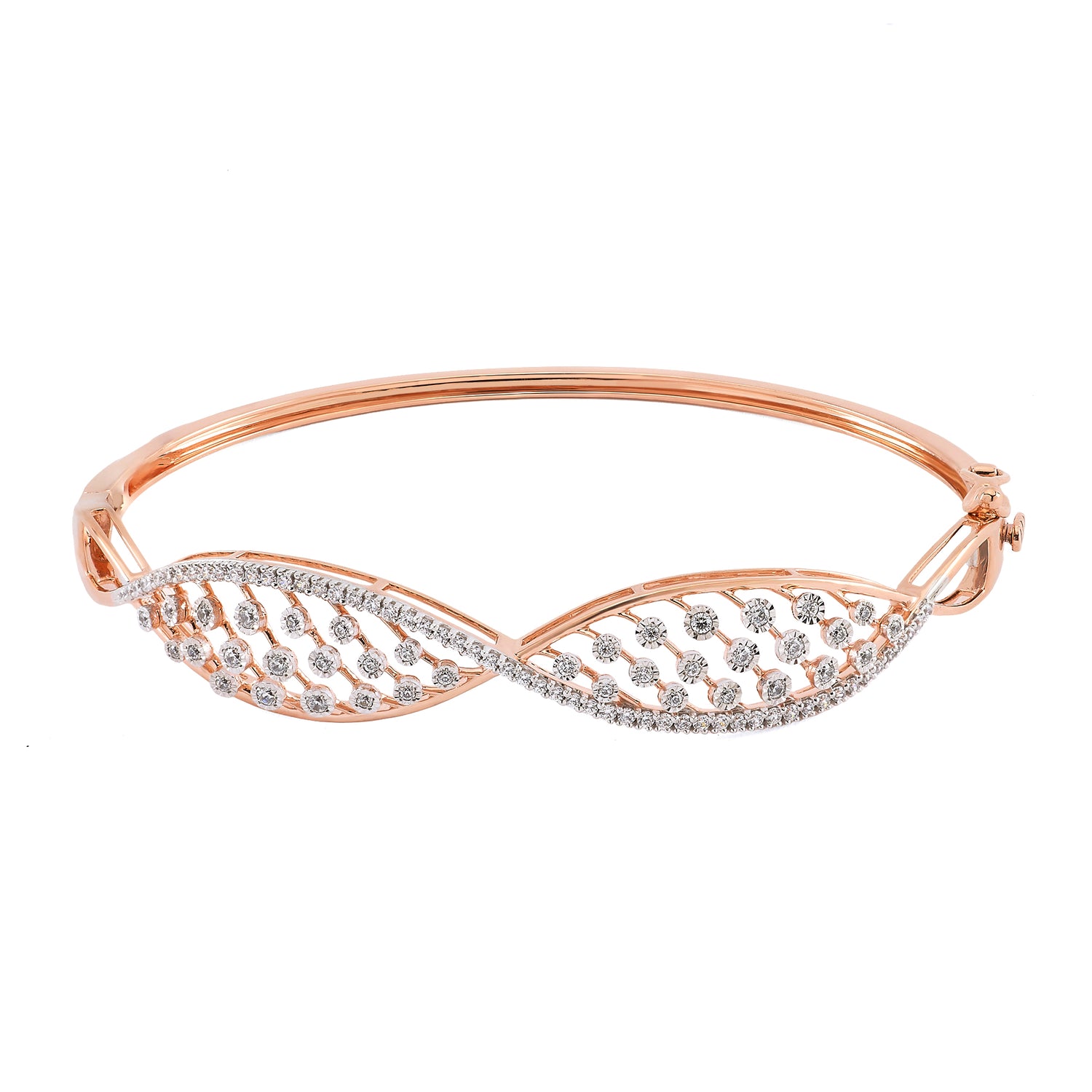 Woven Infinity Design Womens Bangle for Festive and Party Wear