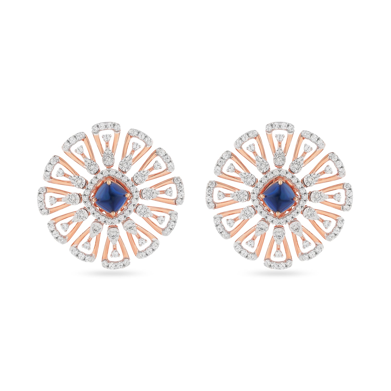 Interchangeable Radiant Bloom Earrings with Exquisite Detailing