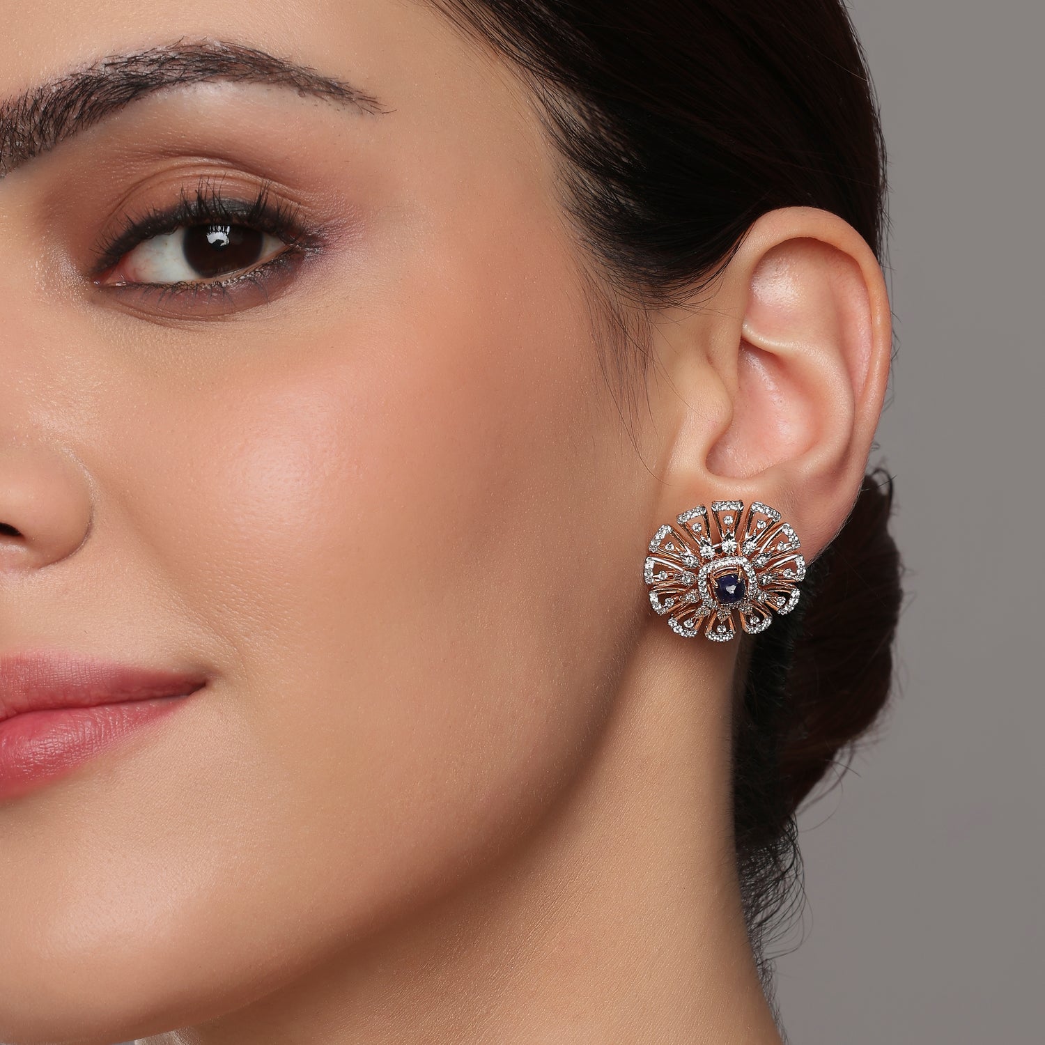 Interchangeable Radiant Bloom Earrings with Exquisite Detailing