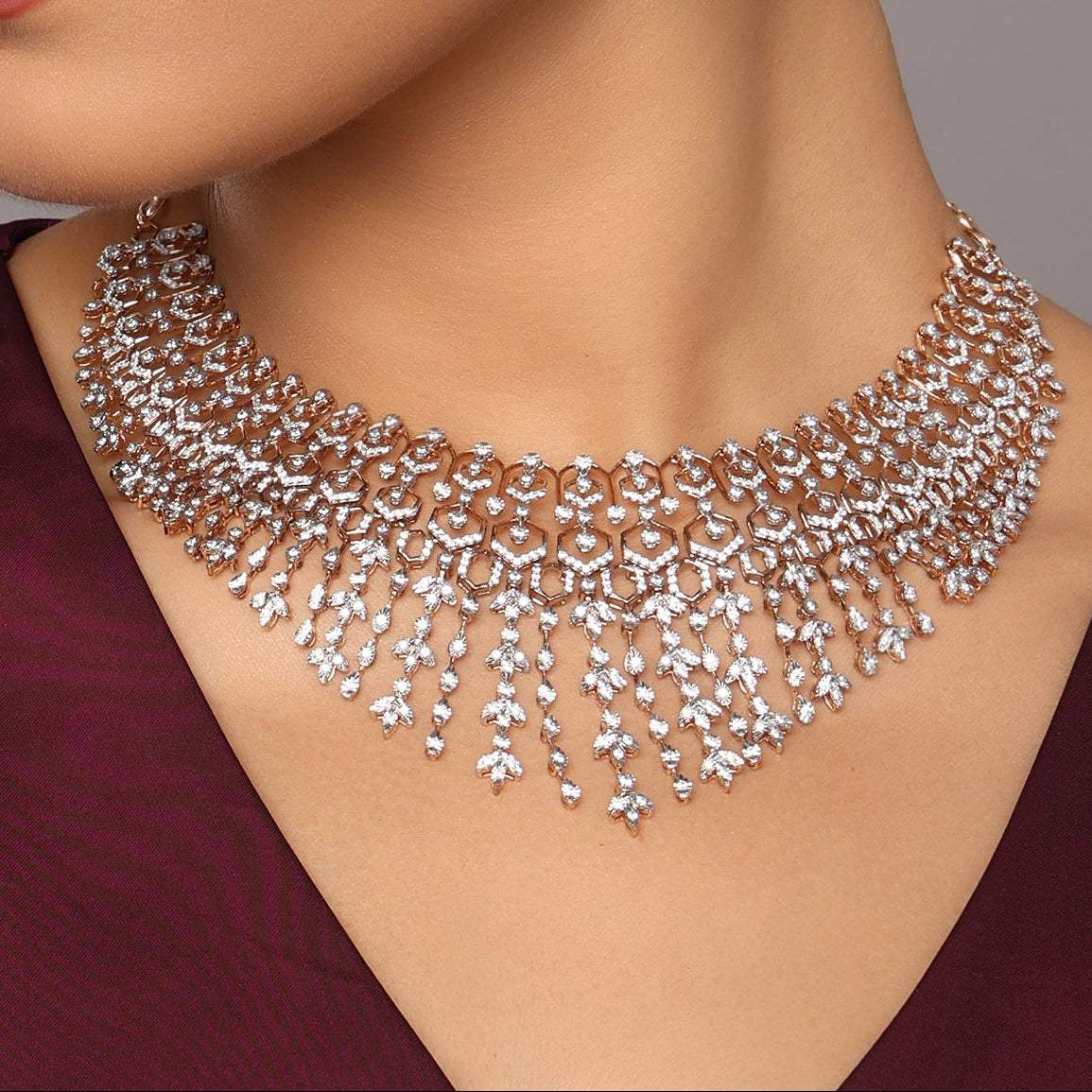 Statement Layered Necklace for Women