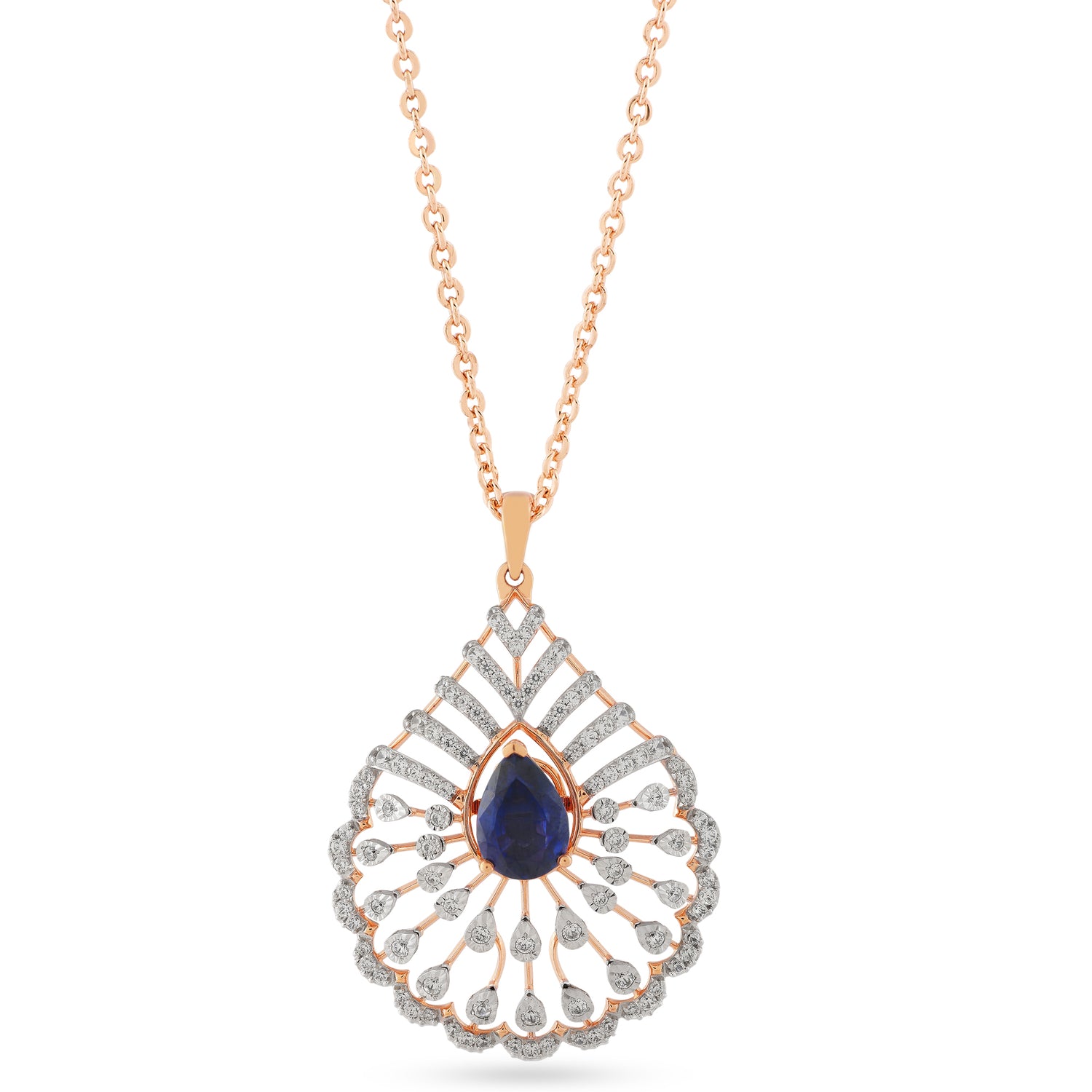 Royal Teardrop Interchangeable Gem Pendant