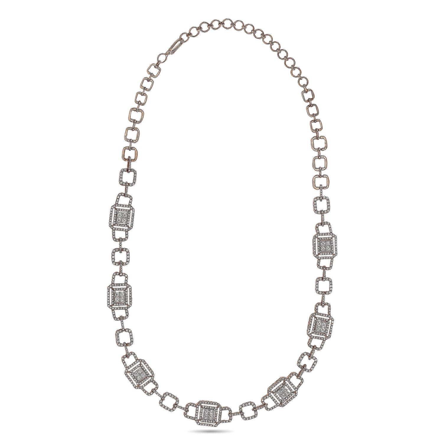 A Poised Geometry of Timeless Grace in a Statement Necklace