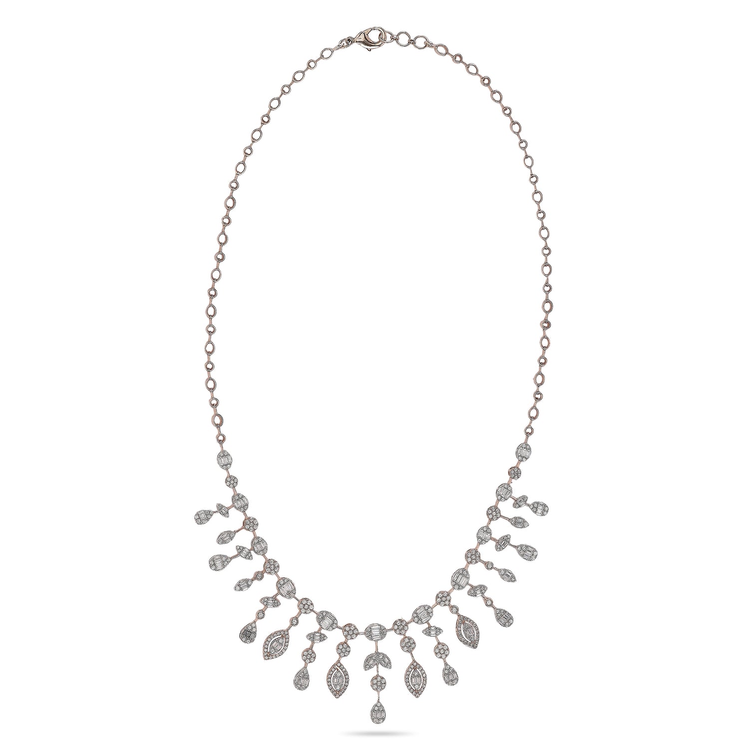 A Delicate Dance of Light in an Elegant Necklace