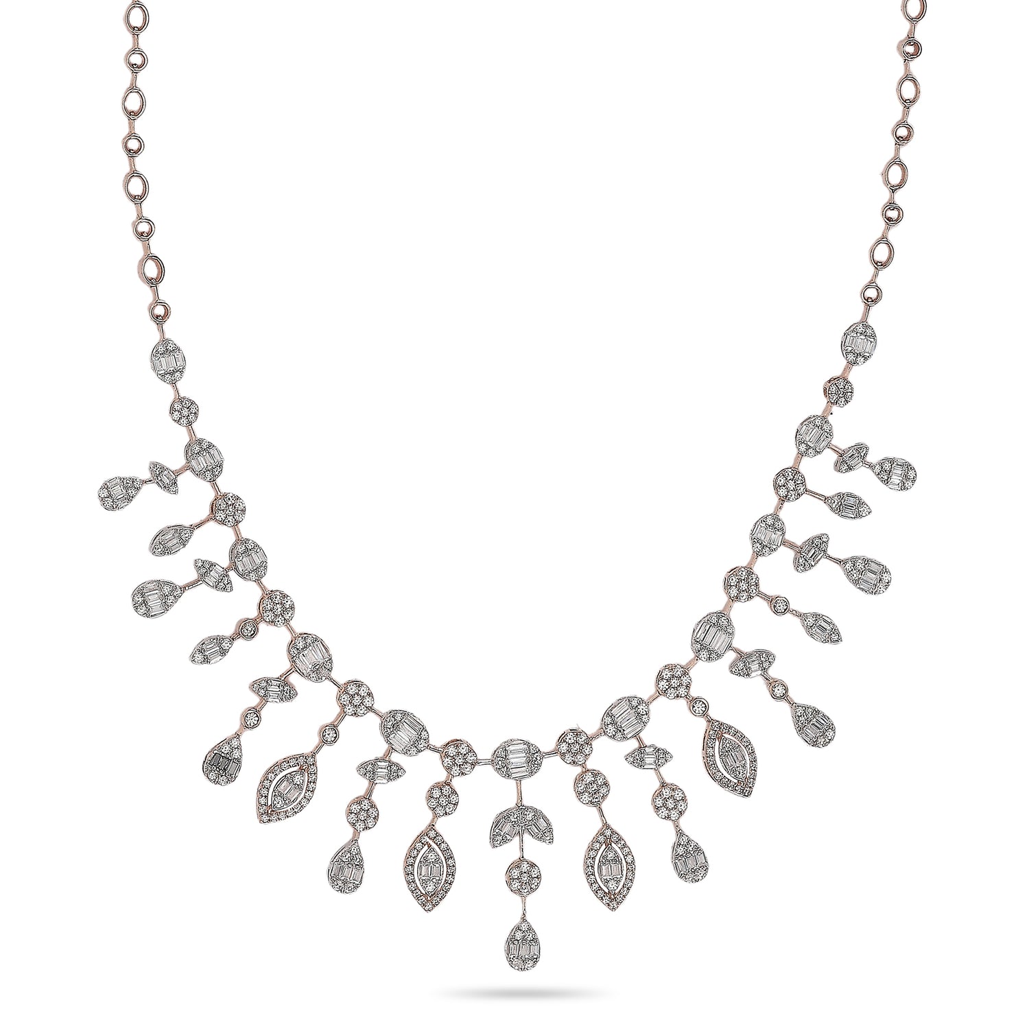 A Delicate Dance of Light in an Elegant Necklace