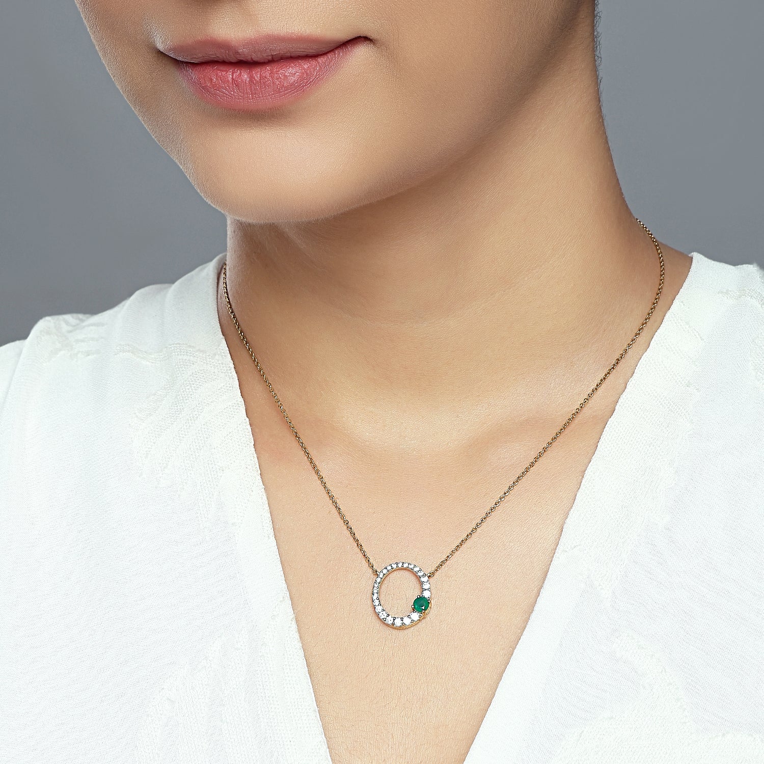 Eternal Oval Mangalsutra Necklace With Contemporary Grace Charm