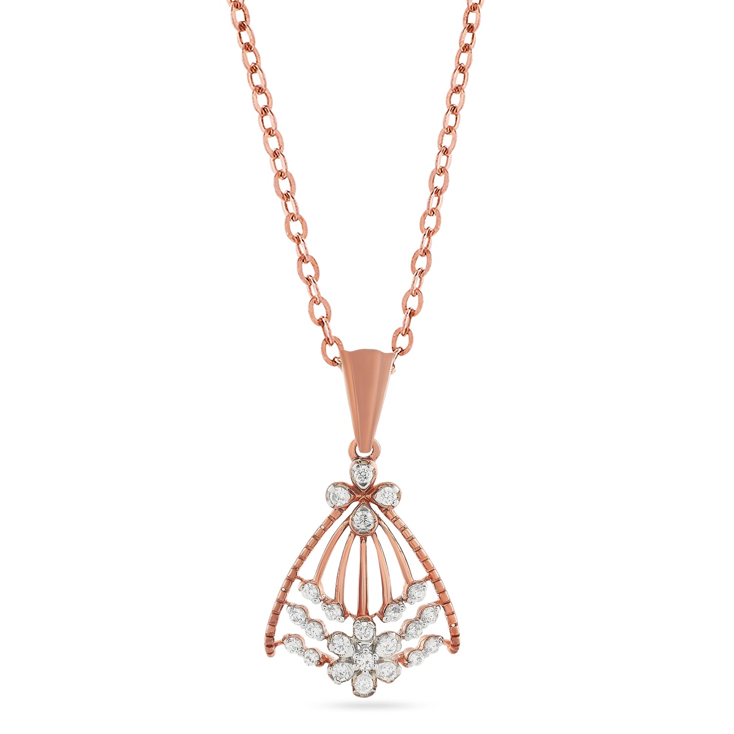 Elegant Radiance Floral Teardrop Pendant For A Sophisticated Timeless Look