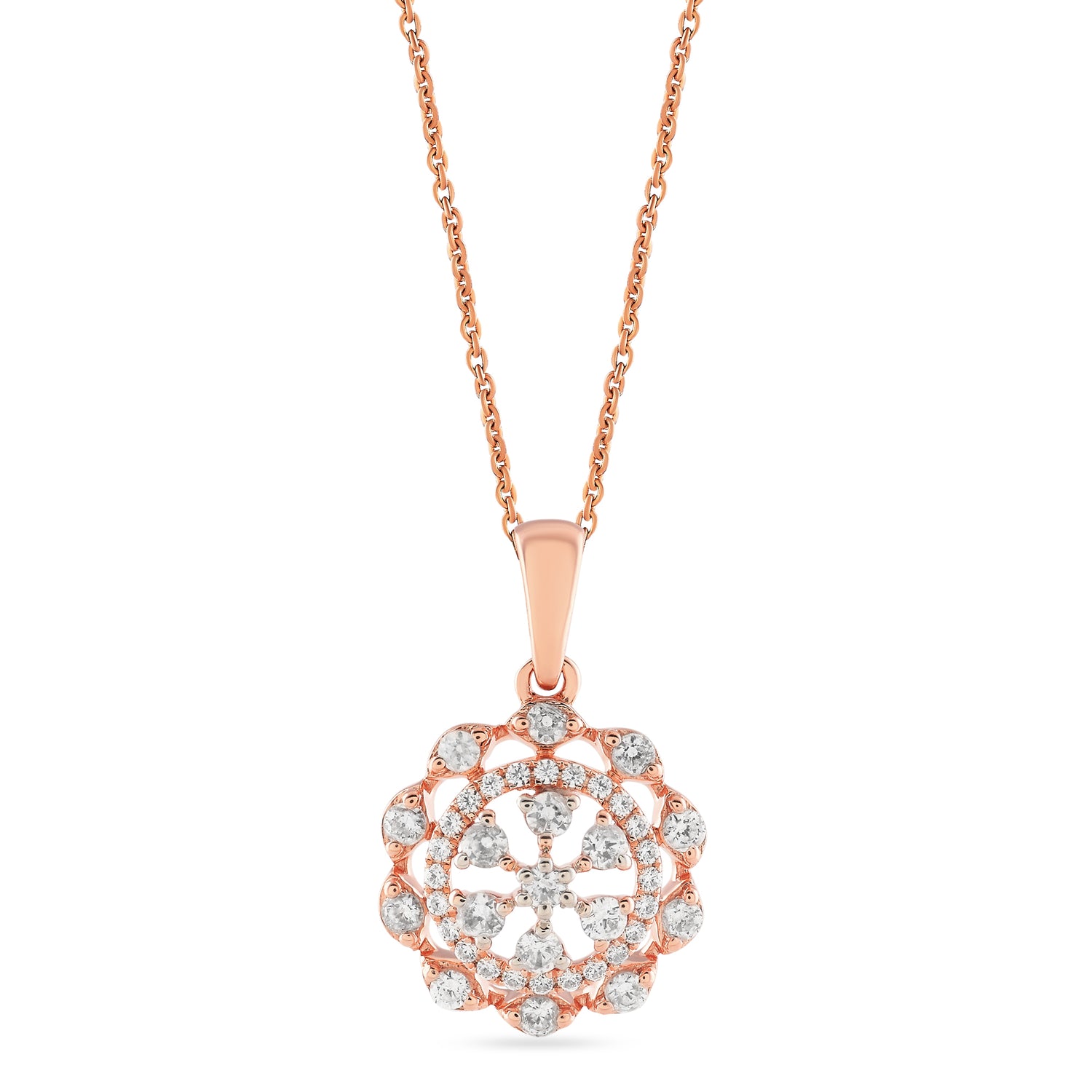 Blooming Radiance Floral Pendant for Timeless Elegance
