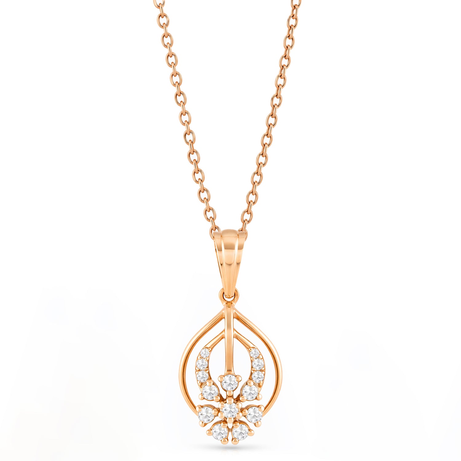 Exquisite Floral Lattice Drop Pendant For Eternal Grace And Sophistication