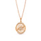 Radiant Halo Swirl Pendant with Intricate Openwork Charm