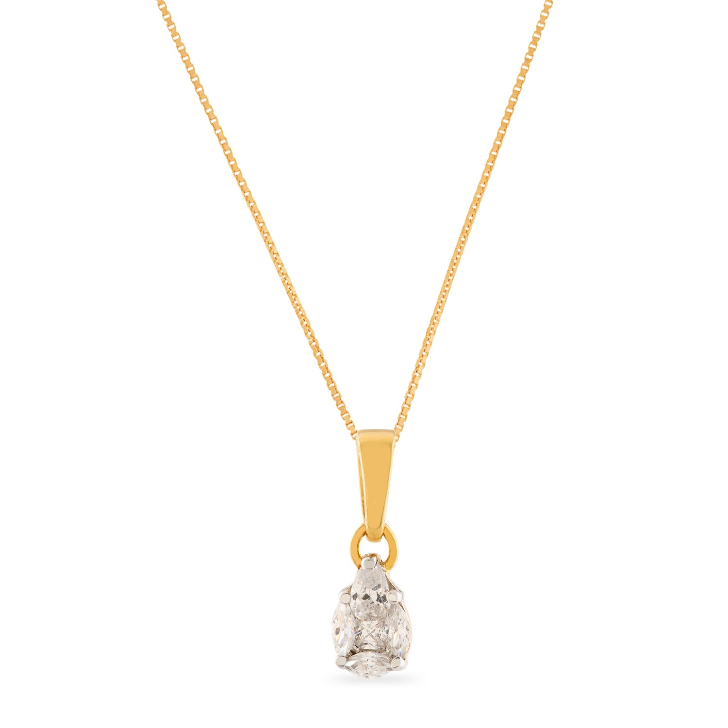 A Delicate Teardrop Pendant That Captures Timeless Elegance