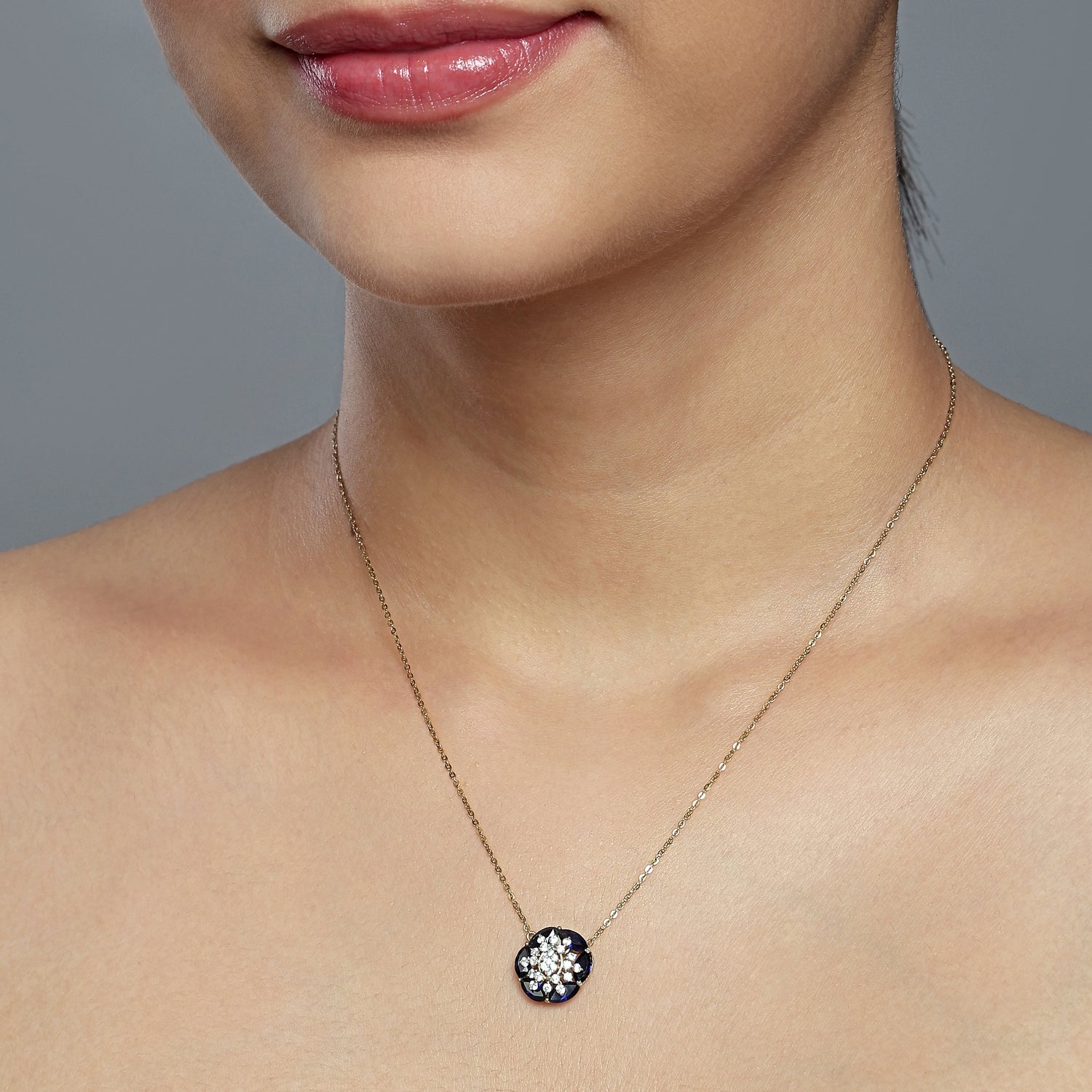 Celestial Floral Pendant for Timeless Romantic Elegance