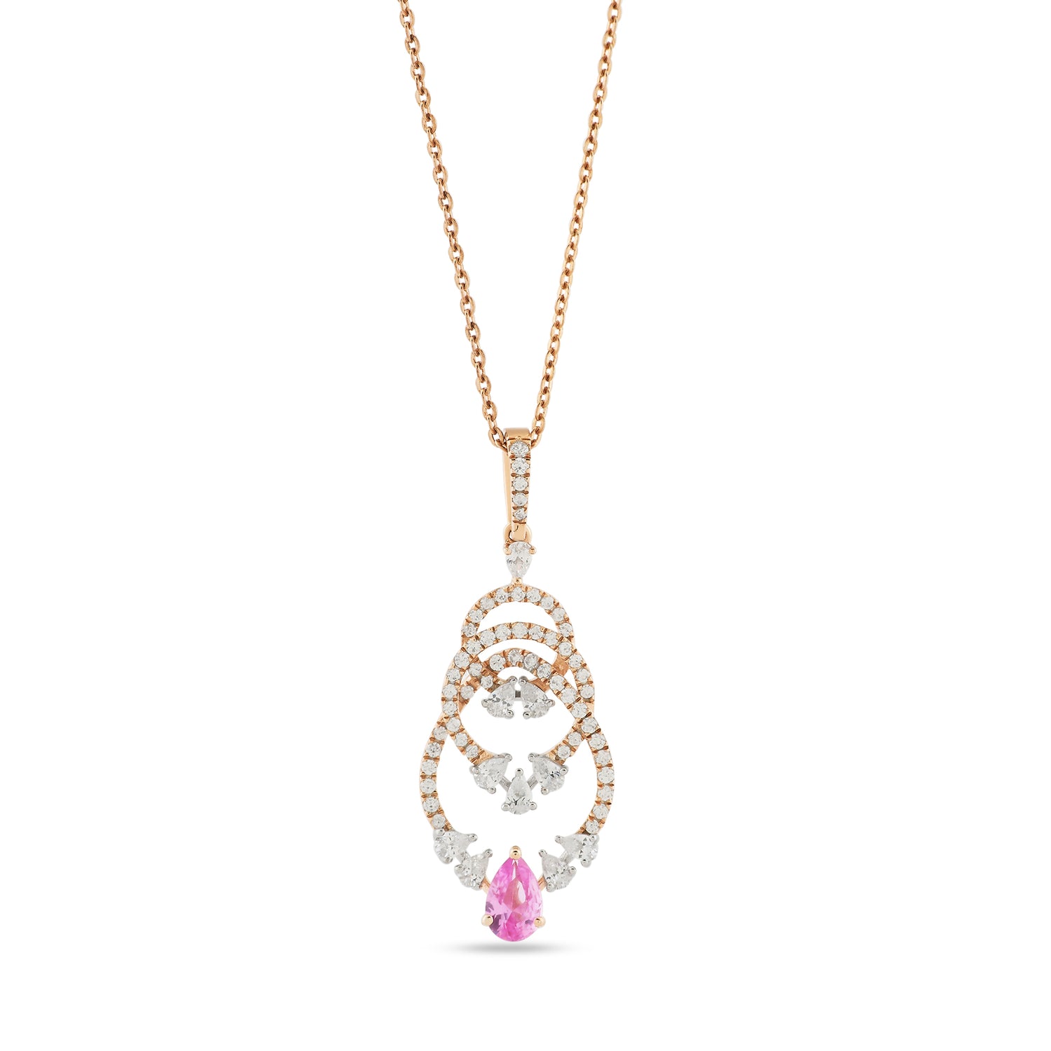 Celestial Bloom Drop Pendant for Elegant Celebrations