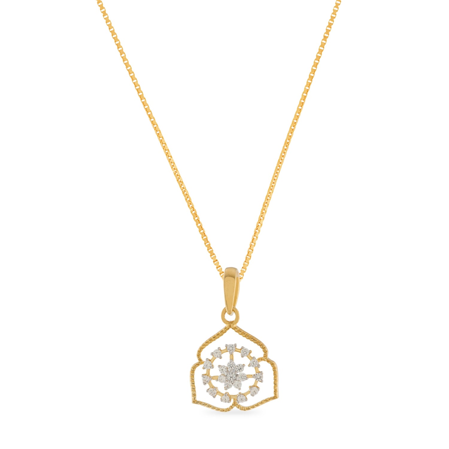 Sacred Bloom Pendant with Timeless Ornamental Grace