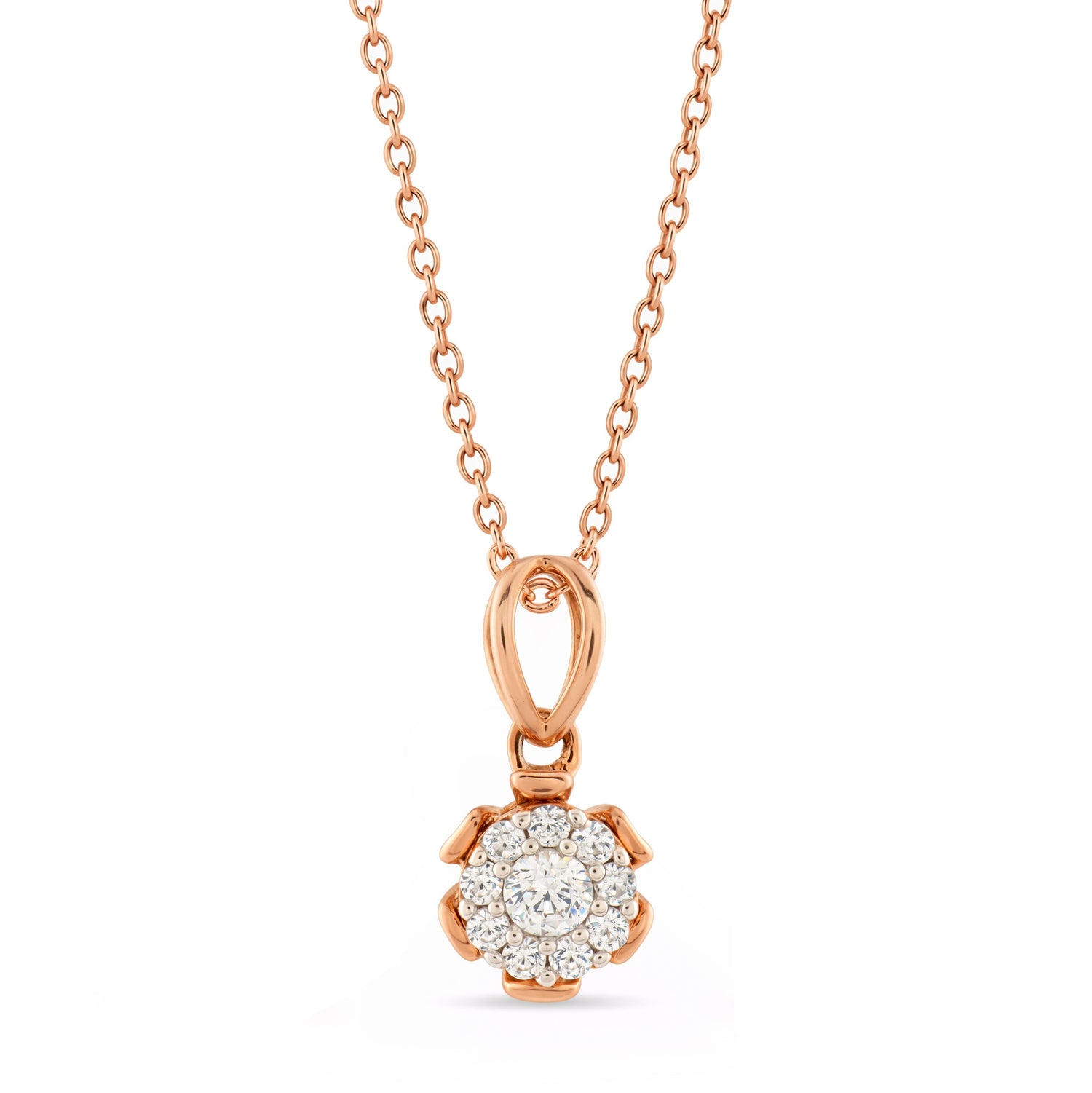 A Timeless Cluster Pendant for Graceful Moments