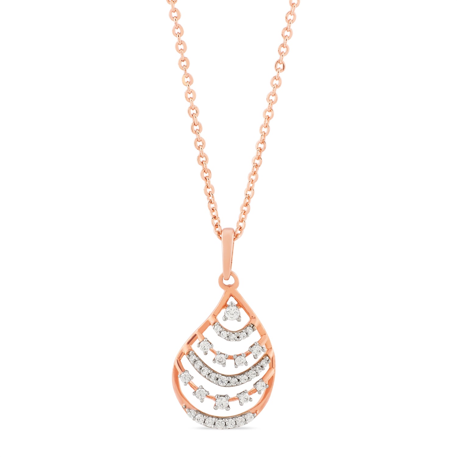 Elegant Filigree Teardrop Pendant for Timeless Grace and Sophistication